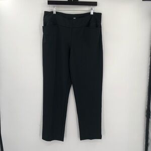 TAIL Mulligan Stretch Crop Golf Pants Capri Black Golfing Pockets 14 Women Pant
